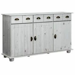 VidaXL Buffet 134x39x79,5 cm Bois de pin massif