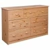 VidaXL Buffet 7 tiroirs 113x35x73 cm Bois de pin massif