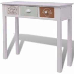 VidaXL Table console en style français Bois