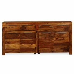 VidaXL Buffet Bois massif de Sesham 160 x 35 x 75 cm 7 VidaXL Buffet Bois massif de Sesham 160 x 35 x 75 cm -Buffets & bahuts Soldes image 2 243943