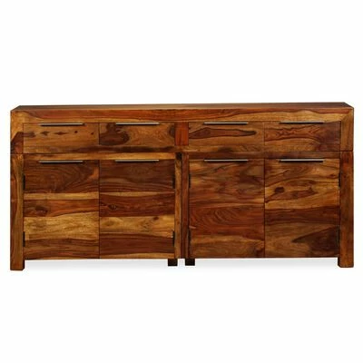 VidaXL Buffet Bois massif de Sesham 160 x 35 x 75 cm 2 VidaXL Buffet Bois massif de Sesham 160 x 35 x 75 cm – Image 2