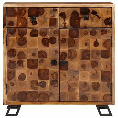 VidaXL Buffet Bois massif de Sesham 65 x 35 x 65 cm 2 VidaXL Buffet Bois massif de Sesham 65 x 35 x 65 cm – Image 2