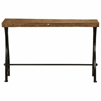 VidaXL Table console Bois de récupération massif 120 x 40 x 76 cm 2 VidaXL Table console Bois de récupération massif 120 x 40 x 76 cm – Image 2
