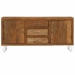 VidaXL Buffet Bois de récupération solide 160 x 40 x 76 cm -Buffets & bahuts Soldes image 2 246415