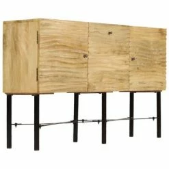 VidaXL Buffet Bois de manguier massif 118 x 30 x 70 cm -Buffets & bahuts Soldes image 2 246975