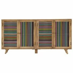 VidaXL Buffet 150 x 30 x 75 cm Bois de manguier massif -Buffets & bahuts Soldes image 2 249865