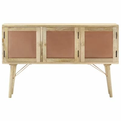 VidaXL Buffet 118x35x75 cm Bois de manguier massif 2 VidaXL Buffet 118x35x75 cm Bois de manguier massif – Image 2