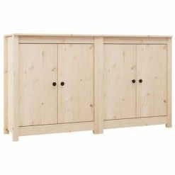 VidaXL Buffets 2 pcs 70x35x80 cm Bois massif de pin