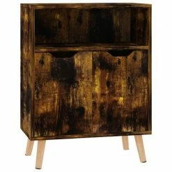 VidaXL Buffet Chêne fumé 60x30x72 cm Aggloméré