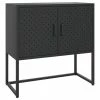 VidaXL Buffet Noir 75x35x75 cm Acier