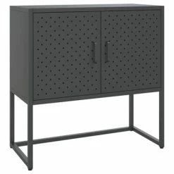 VidaXL Buffet Anthracite 75x35x75 cm Acier