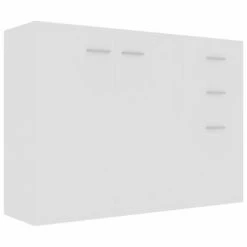 VidaXL Buffet Blanc 105x30x75 cm Aggloméré