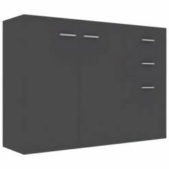 VidaXL Buffet Gris 105x30x75 cm Aggloméré