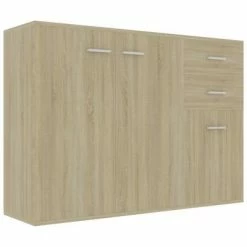 VidaXL Buffet Chêne sonoma 105x30x75 cm Aggloméré