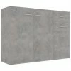 VidaXL Buffet Gris béton 105x30x75 cm Aggloméré