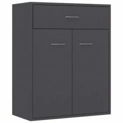 VidaXL Buffet Gris 60 x 30 x 75 cm Aggloméré