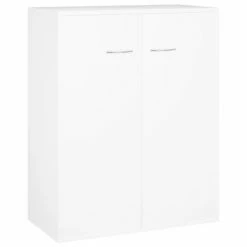 VidaXL Buffet Blanc 60 x 30 x 75 cm Aggloméré