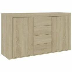 VidaXL Buffet Chêne sonoma 120x36x69 cm Aggloméré