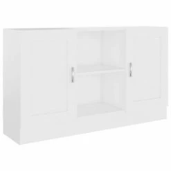 VidaXL Buffet Blanc 120x30,5x70 cm Aggloméré