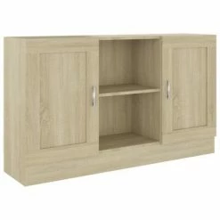 VidaXL Buffet Chêne sonoma 120x30,5x70 cm Aggloméré