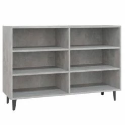 VidaXL Buffet Gris béton 103,5x35x70 cm Aggloméré