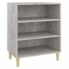 VidaXL Buffet Gris béton 57x35x70 cm Aggloméré