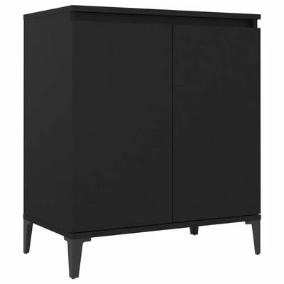 VidaXL Buffet Noir 60x35x70 cm Aggloméré 1 VidaXL Buffet Noir 60x35x70 cm Aggloméré