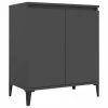 VidaXL Buffet Gris 60x35x70 cm Aggloméré