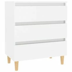 VidaXL Buffet Blanc 60x35x69 cm Aggloméré