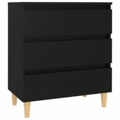 VidaXL Buffet Noir 60x35x69 cm Aggloméré