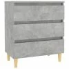 VidaXL Buffet Gris béton 60x35x69 cm Aggloméré