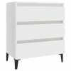VidaXL Buffet Blanc 60x35x69 cm Aggloméré
