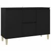 VidaXL Buffet Noir 103,5x35x70 cm Aggloméré