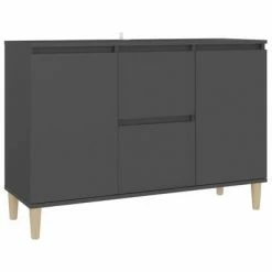 VidaXL Buffet Gris 103,5x35x70 cm Aggloméré