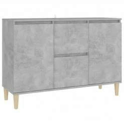 VidaXL Buffet Gris béton 103,5x35x70 cm Aggloméré
