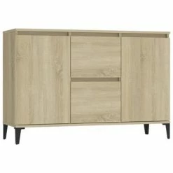 VidaXL Buffet Chêne sonoma 104x35x70 cm Aggloméré