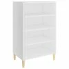 VidaXL Buffet Blanc 57x35x90 cm Aggloméré