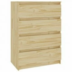 VidaXL Armoire d'appoint 60x36x84 cm Bois de pin massif