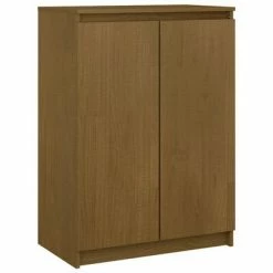 VidaXL Buffet Marron miel 60x36x84 cm Bois de pin massif