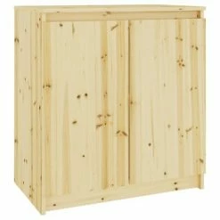 VidaXL Armoire latérale 60x36x65 cm Bois de sapin massif