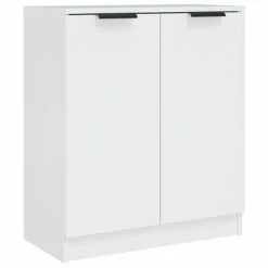 VidaXL Buffet Blanc 60x30x70 cm Bois d'ingénierie