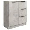 VidaXL Buffet Gris béton 60x30x70 cm Bois d'ingénierie