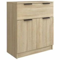 VidaXL Buffet Chêne sonoma 60x30x70 cm Bois d'ingénierie