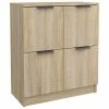 VidaXL Buffet Chêne sonoma 60x30x70 cm Bois d'ingénierie