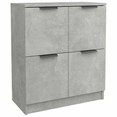 VidaXL Buffet Gris béton 60x30x70 cm Bois d'ingénierie 1 VidaXL Buffet Gris béton 60x30x70 cm Bois d'ingénierie