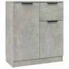 VidaXL Buffet Gris béton 60x30x70 cm Bois d'ingénierie