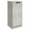 VidaXL Buffet Gris béton 30x30x70 cm Bois d'ingénierie