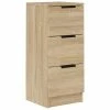 VidaXL Buffet Chêne sonoma 30x30x70 cm Bois d'ingénierie