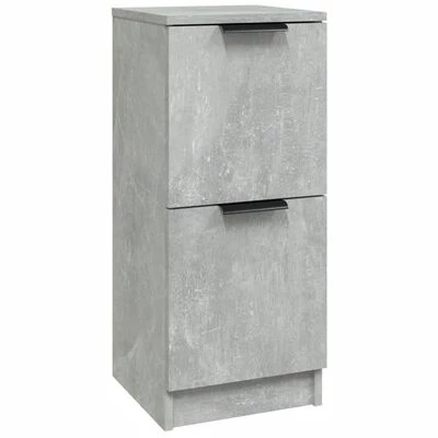 VidaXL Buffet Gris béton 30x30x70 cm Bois d'ingénierie 1 VidaXL Buffet Gris béton 30x30x70 cm Bois d'ingénierie