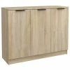 VidaXL Buffet Chêne sonoma 90,5x30x70 cm Bois d'ingénierie